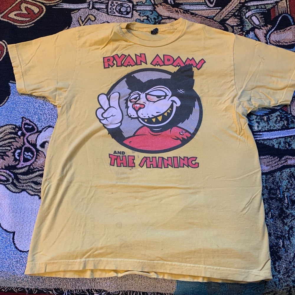 Official Ryan Adams tour shirt. Men’s L. Heavily used.